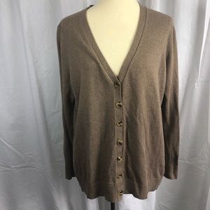 Taupe cardigan
